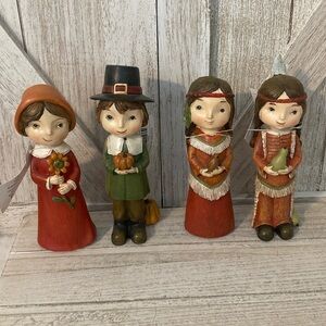 Hobby Lobby 2020 Thanksgiving Figurine Set - Multicolor